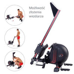 HMS magnetic rower fekete 17-22-302