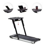 HMS MULTI elektromos futópad asztallal 1-12 km/h, fekete