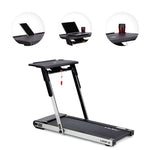 HMS MULTI elektromos futópad asztallal 1-12 km/h, szürke