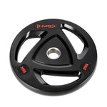HMS Olympic plate rubberized 20 kg TOX20 fekete 17-61-095