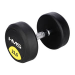 HMS Rubber-coated dumbbell 22.5kg HG PRO edzőfelszerelés 17-66-160