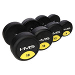HMS Rubber-coated dumbbell 22.5kg HG PRO edzőfelszerelés 17-66-160