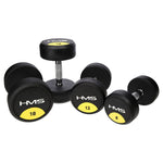HMS Rubber-coated dumbbell 9kg HG PRO edzőfelszerelés 17-66-152