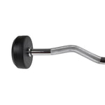 HMS Rubber-coated fixed barbell/bar GSL-10 10 kg 17-58-024