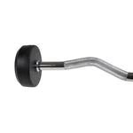 HMS Rubber-coated fixed barbell/bar GSL-10 10 kg 17-58-024