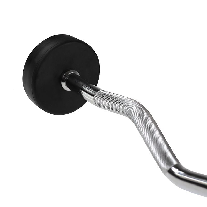 HMS Rubber-coated fixed barbell/bar GSL-10 10 kg 17-58-024