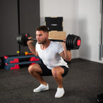 HMS SGR40 PRO SET 2in1 adjustable dumbbell set 43.5 kg edzőfelszerelés