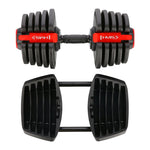 HMS SGR40 PRO SET 2in1 adjustable dumbbell set 43.5 kg edzőfelszerelés