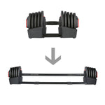 HMS SGR40 PRO SET 2in1 adjustable dumbbell set 43.5 kg edzőfelszerelés
