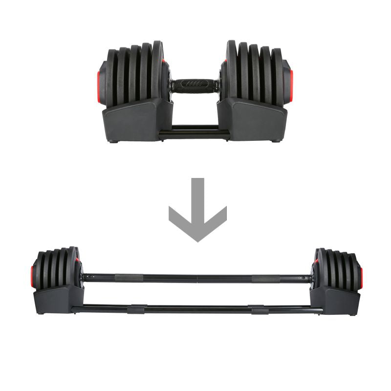 HMS SGR40 PRO SET 2in1 adjustable dumbbell set 43.5 kg edzőfelszerelés