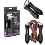 HMS SK43 LEATHER SKIPPING ROPE fekete edzőfelszerelés 17-36-043