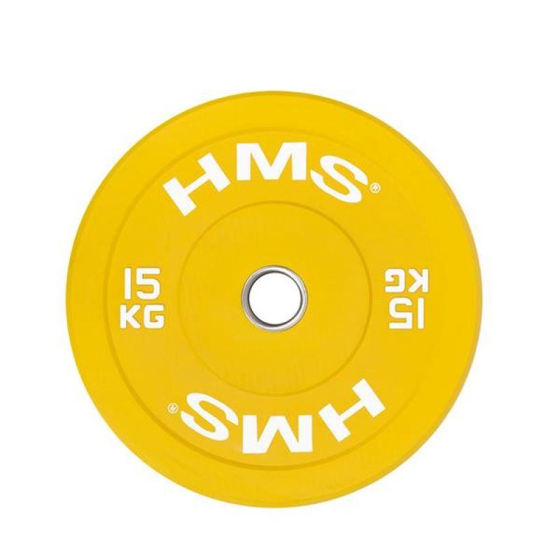 HMS YELLOW BUMPER Olympic Plate 15 kg CBR15 sárga 17-61-022