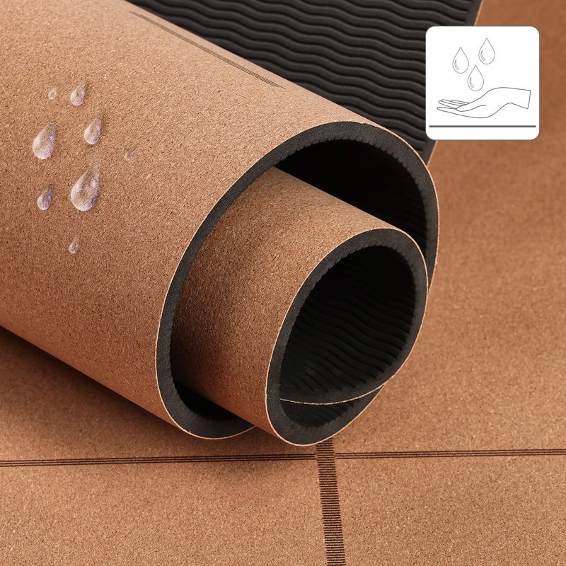 HMS YM11 TPE YOGA MAT CORK edzőfelszerelés 17-44-230