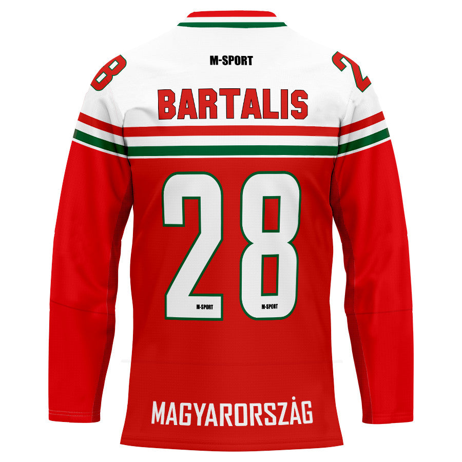 Hungary hosszú ujjú szurkolói Replika mez 2016, piros - Sportmania.hu