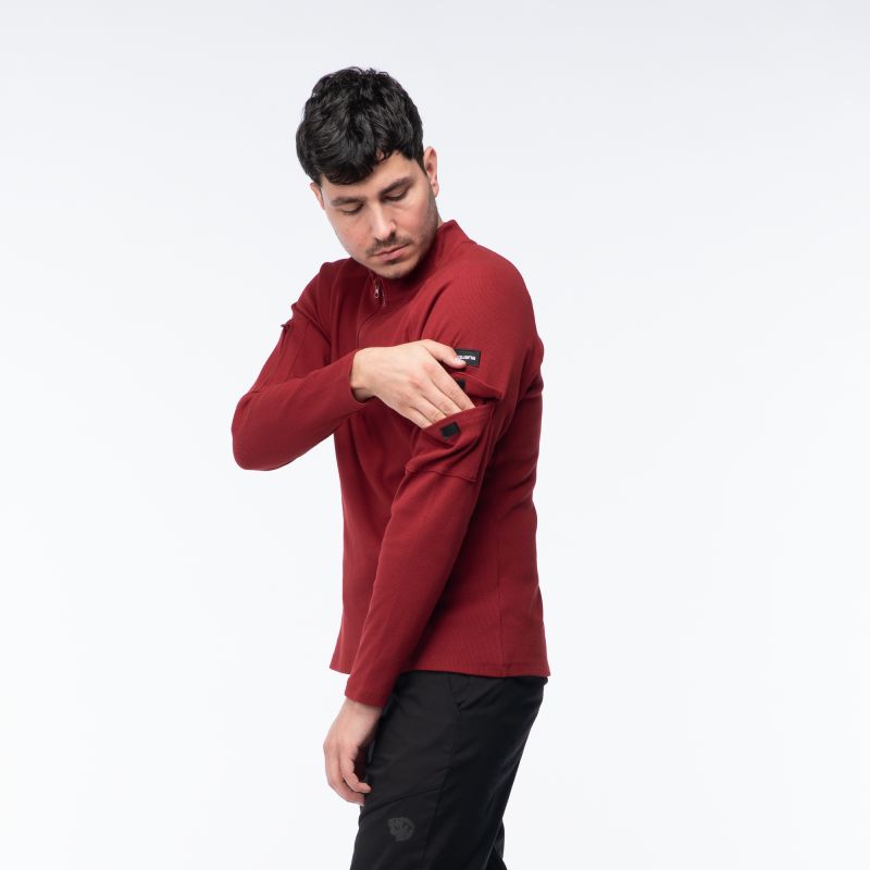 Iguana Clayson sweatshirt piros férfi pulóver 92800624100