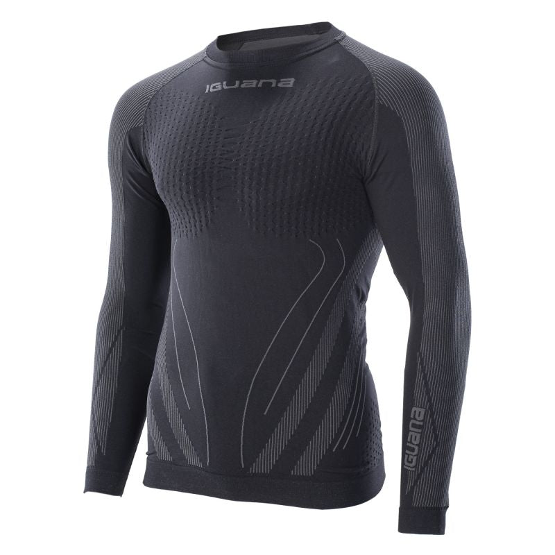 Iguana Gambit Top Thermoactive Sweatshirt fekete férfi termoaktív ruha 92800556691