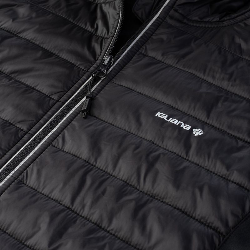 Iguana Guelo quilted fekete férfi dzseki 92800622538