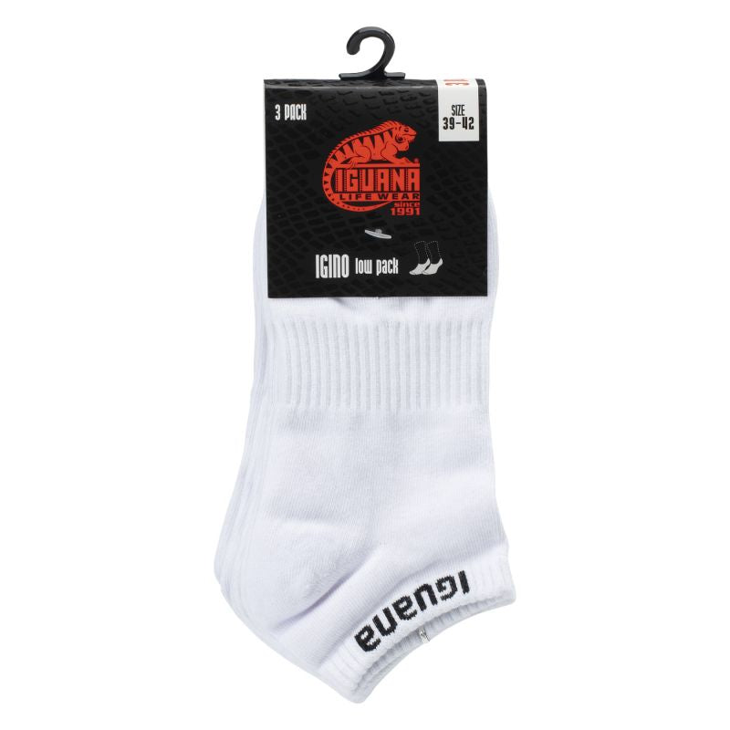 Iguana Igino Low 3 Pack socks fehér zokni 92800633861