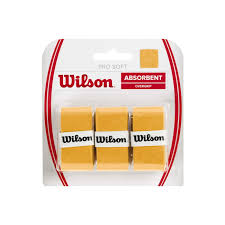 Wilson Wraps Wilson Pro Soft Tennis Overgrip 3pcs WRZ4040GO Kiegészítők