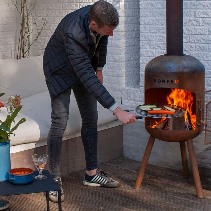 Inny Bonfeu Bonbono garden fireplace rusty unisex Dzseki 4501R