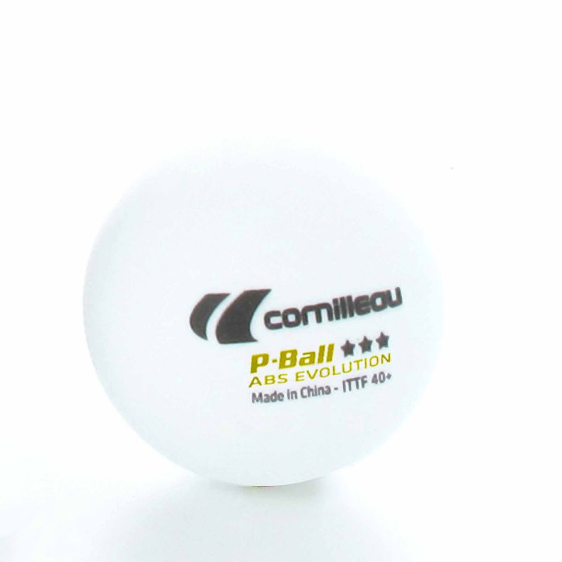Inny Cornilleau P-BALL ITTF table tennis balls white 3 pcs. Labda 310550