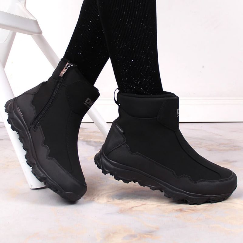 Inny DK Jr Waterproof Insulated Snow Boots, Black Cipő, gyerek DK58A