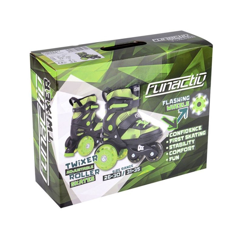 Inny FunActiv Twixer Jr Adjustable Roller Skates Cipő, gyerek 1000000011