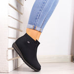Inny insulated black ankle boots Rieker W 98251-00 női Cipő R270