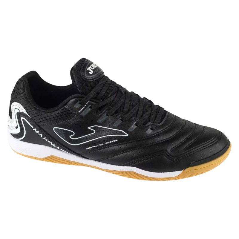 Joma Maxima 2621 IN Black, Size teremcipő, fekete
