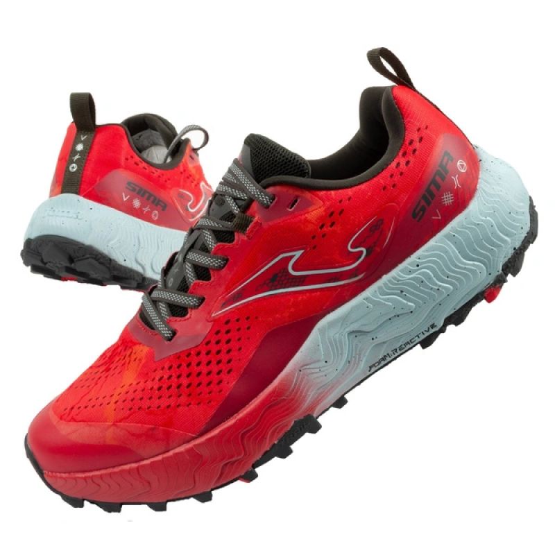 Joma men's Sima trail running shoes, cushioned, piros nadrág férfi