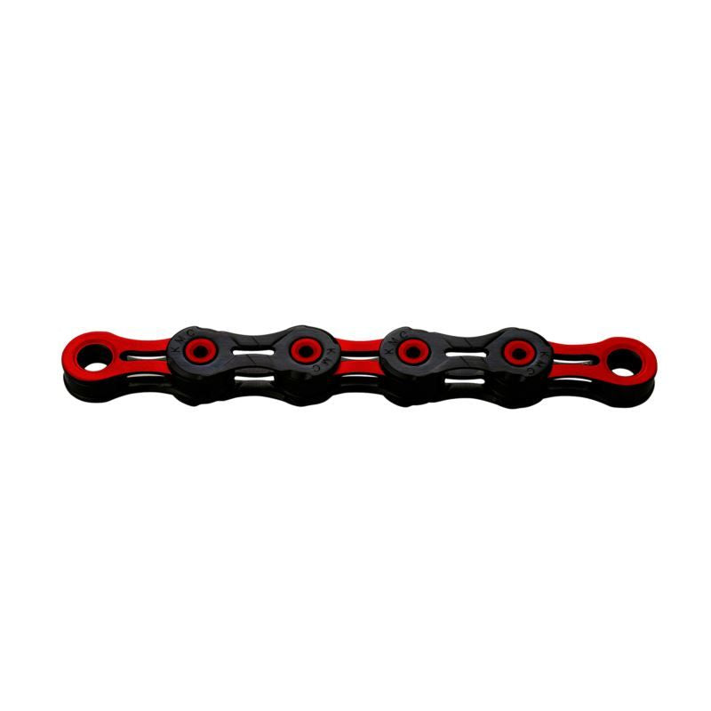 KMC Chain DLC 11 118 black red BOX piros kerékpár alkatrész