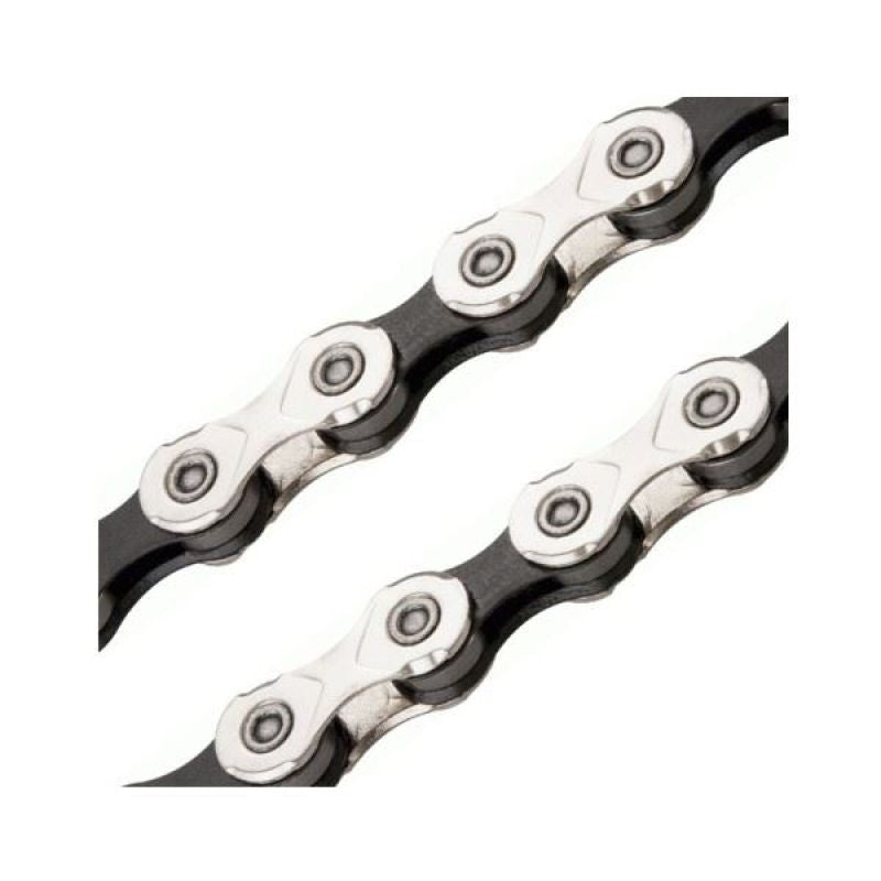KMC Chain X10'114 links silver black BOX fekete kerékpár alkatrész