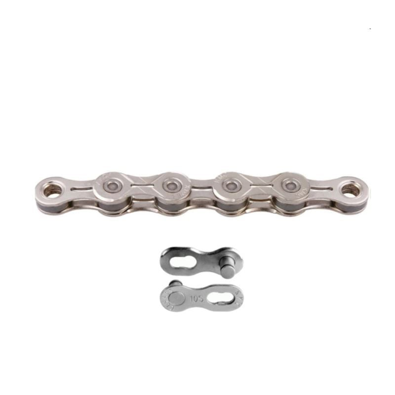 KMC Chain X10 EL 114 links silver BOX szürke kerékpár alkatrész