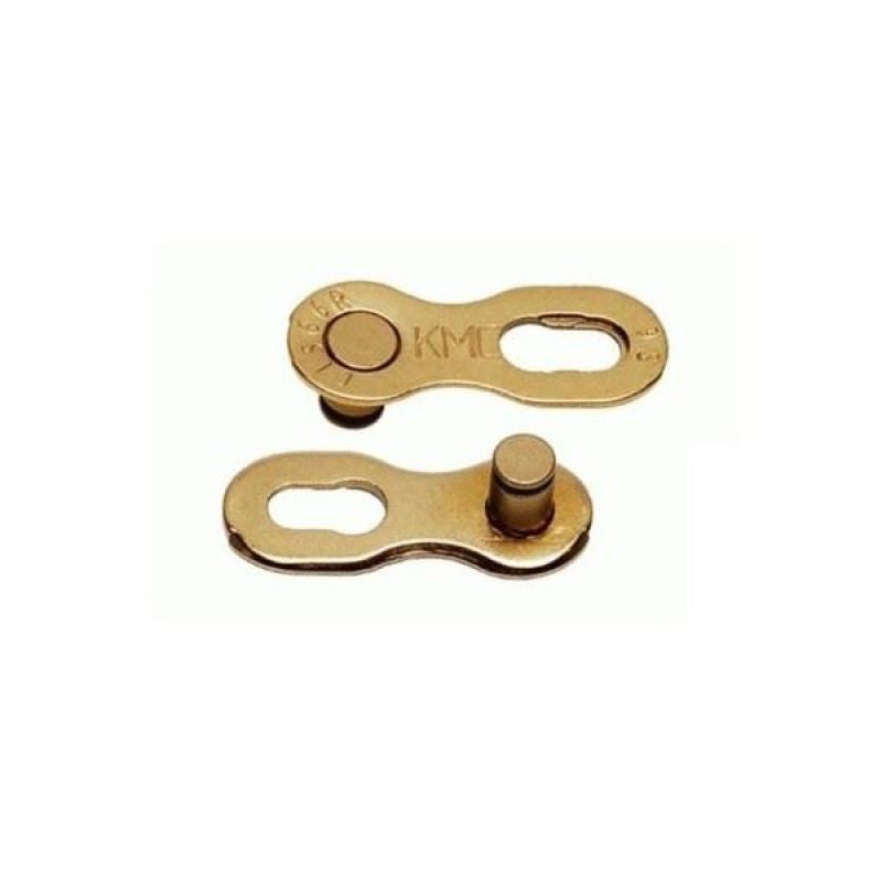 KMC CL-566 Ti-N Connector 2 pieces gold 9 rows arany kerékpár alkatrész