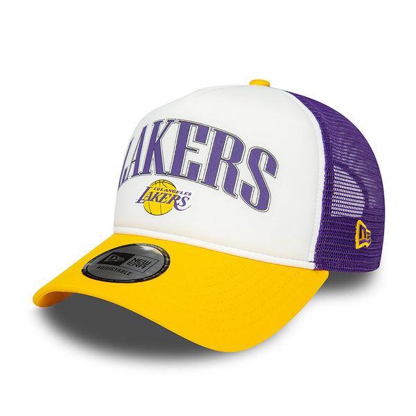 New Era LA Lakers NBA Retro Purple E-Frame Trucker baseball sapka