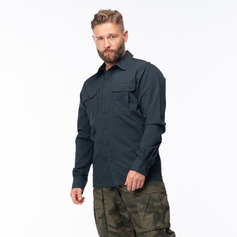Magnum Defender szürke férfi póló 92800499780