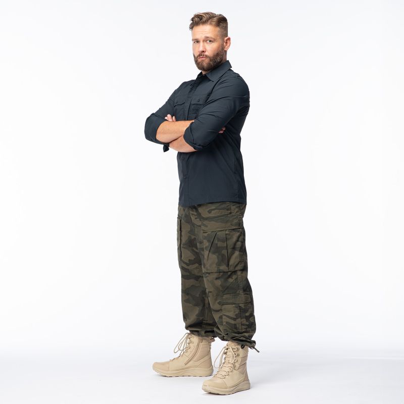 Magnum Defender szürke férfi póló 92800499780