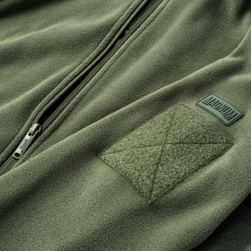 Magnum Essential Fleece Sweatshirt zöld férfi pulóver