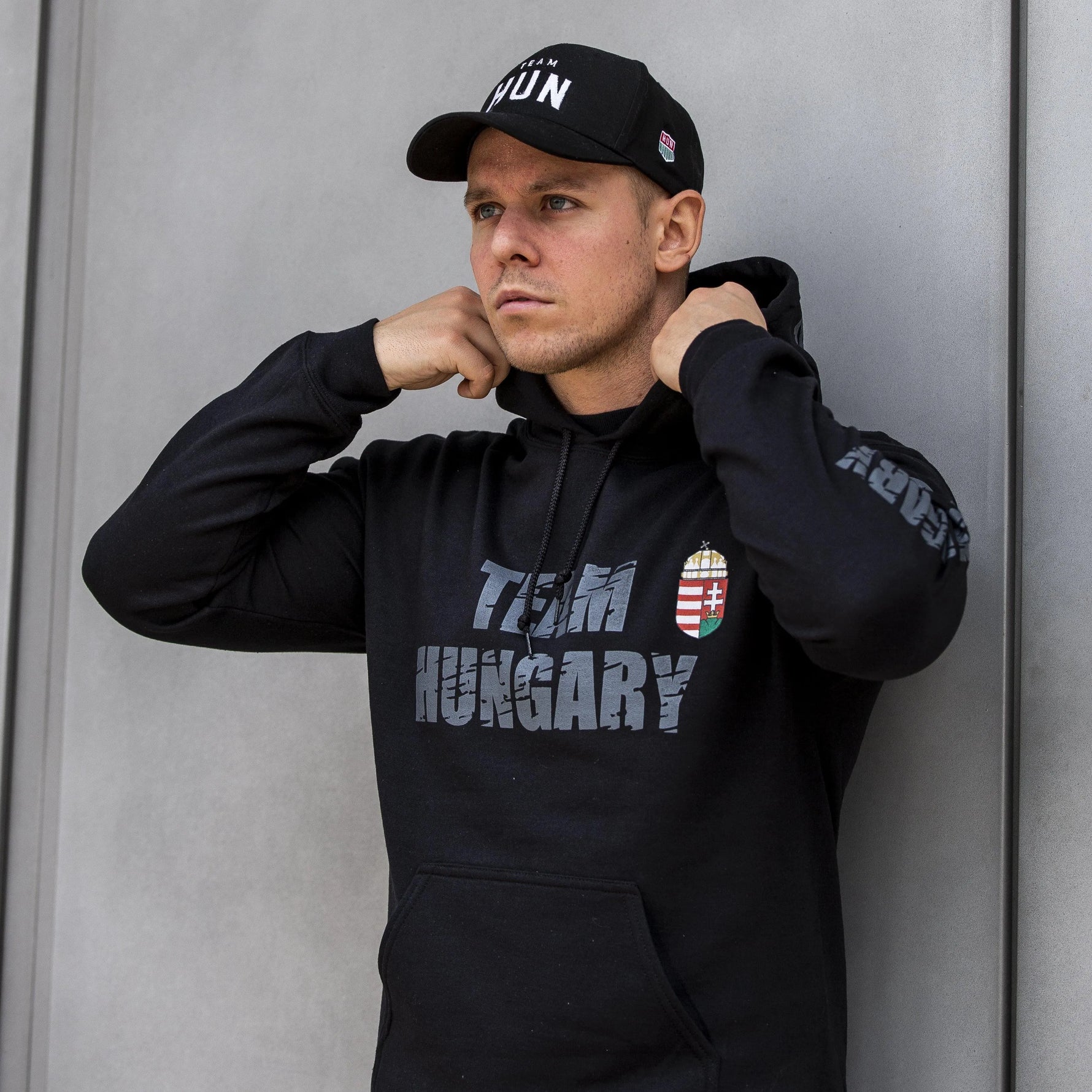 Magyarország fekete kapucnis pulóver - Sportmania.hu