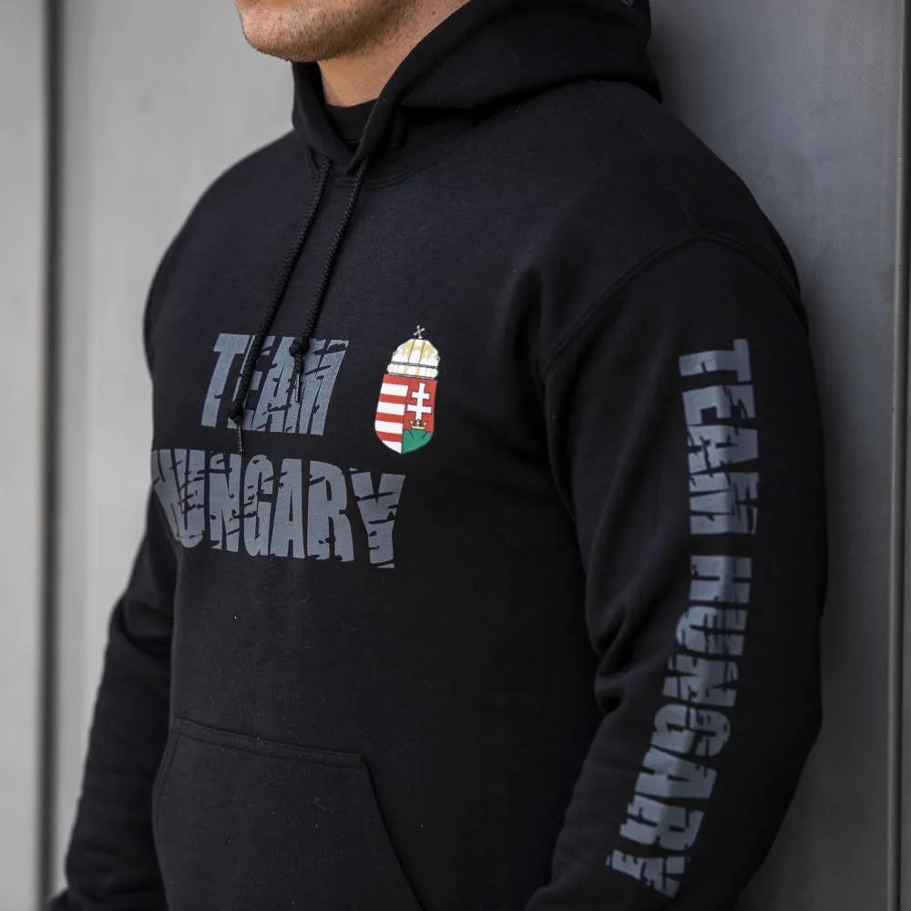 Magyarország fekete kapucnis pulóver - Sportmania.hu