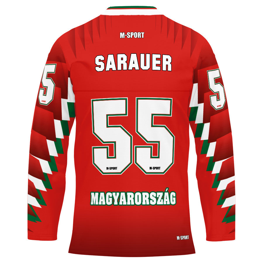 Magyarország hosszú ujjú szurkolói mez, piros - Sportmania.hu