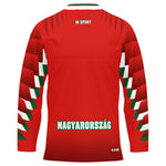 Magyarország hosszú ujjú szurkolói mez, piros - Sportmania.hu