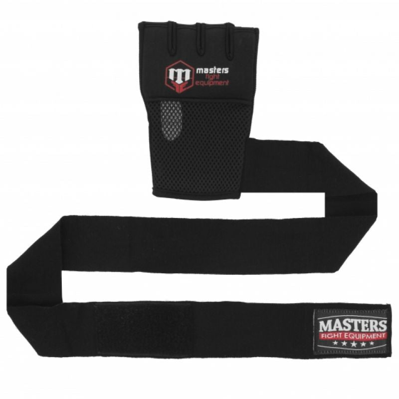 Masters BBŻ-MFE-1 gel boxing bandages edzőfelszerelés, fekete