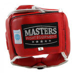 Masters Boxing Helmet with Mask KSSPU-M (WAKO APPROVED) védőfelszerelés, piros