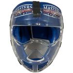 Masters Boxing Helmet with Mask KSSPU-M (WAKO APPROVED) védőfelszerelés, piros