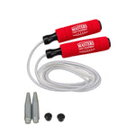 MASTERS FIGHT EQUIPMENT Boxing Jump Rope with Weights 2 x 160 g SBP-W fekete edzőfelszerelés 09455-P02