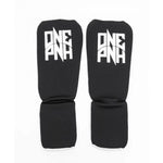 MASTERS FIGHT EQUIPMENT Flexible shin guards NS-B1 "ONE PUNCH" fekete védőfelszerelés 081256-01M