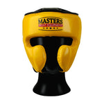 MASTERS FIGHT EQUIPMENT KSS-4B-WIN leather boxing helmet védőfelszerelés 02505-M