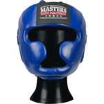 MASTERS FIGHT EQUIPMENT KSS-B-10 leather boxing helmet védőfelszerelés 02203-M