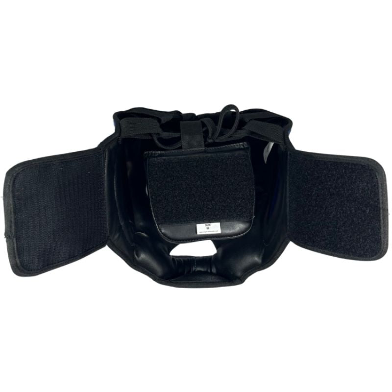 MASTERS FIGHT EQUIPMENT KSS-B-10 leather boxing helmet védőfelszerelés 02203-M